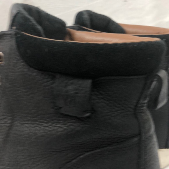 Polo Black Leather High-Top Sneakers Size 12D - Picture 6 of 8